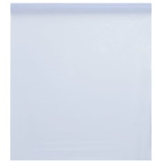 vidaXL Folie fereastră, statică/mată, alb, 45x1000cm, PVC