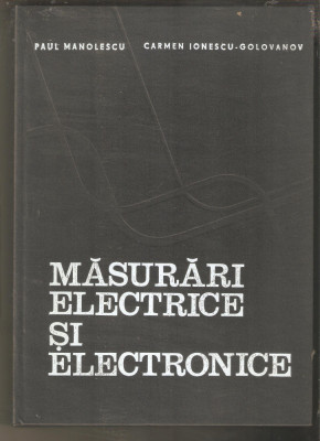 Masurari electrice si electronice-Paul Manolescu foto