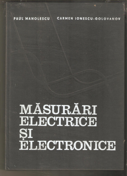 Masurari electrice si electronice-Paul Manolescu