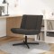 vidaXL Scaun pivotant Gri &icirc;nchis 63 x 75 x 76 cm Piele de Oaie 42007337