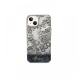 Husa iPhone 14 Plus Guess TPU Toile De Jouy Gri