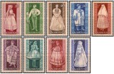 Ungaria 1963 - costume nationale, serie neuzata