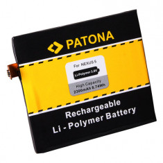 LG Nexus 5, D820, D821 BL-T9, BL-T9, EAC6202078701 2300mAh baterie Li-Polymer / baterie reîncărcabilă - Patona