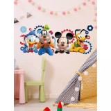 Cumpara ieftin Sticker Perete Autocolant Disney cu Mikey si Prietenii - 60x25cm - 06134CH-D1018