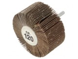 Ax Granularitate 120 cu Tijă 6mm &Oslash;80x40mm