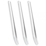 VidaXL Raclete transpirație pentru cai, 3 buc., argintiu, aluminiu