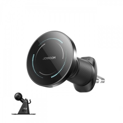 Incarcator Auto Wireless Joyroom JR-ZS502, 15W, 1.67A, Negru foto