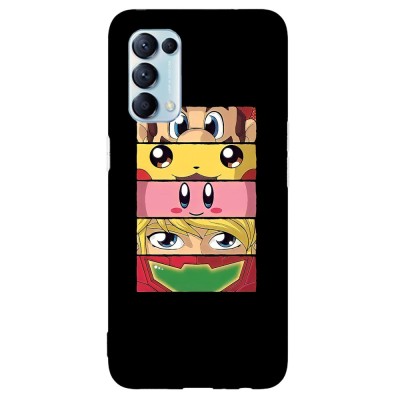Husa compatibila cu Oppo A73 model All eyes on Nintendo, Silicon, TPU, Viceversa foto