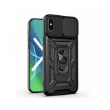 Cumpara ieftin Husa Compatibila cu iPhone XS Max - Techsuit CamShield Series - Black, Negru, Carcasa