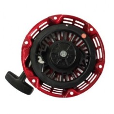 Demaror complet generator / motocultor / mai compactor motor Honda GX120, GX160, GX200 - clichet metalic rotund TAIWAN