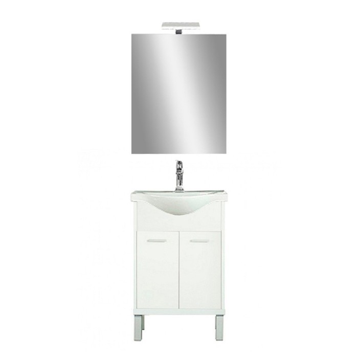 Mobilier complet de baie Nerva Prime 55 alb