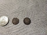 Lot vintage de 3 monede britanice, Europa