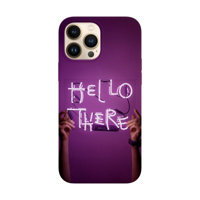 Husa compatibila cu Apple iPhone 14 Plus model Hello There Purple Vibes, Silicon, TPU, Viceversa foto