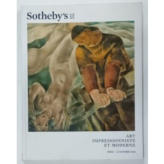 SOTHEBY &#039;S , ART IMPRESSIONNISTE ET MODERNE , CATALOG DE LICITATIE , PARIS , 2019