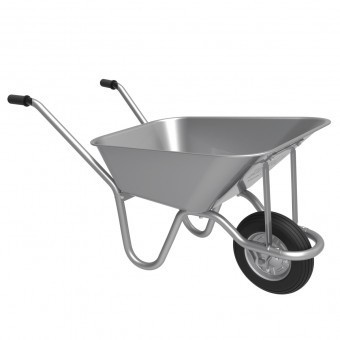 Roaba cuva galvanizata 70 l pentru constructii foto