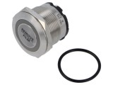 Comutator anti-vandalism E-SWITCH 2 poziții SPST 20A IP67 LED roșu