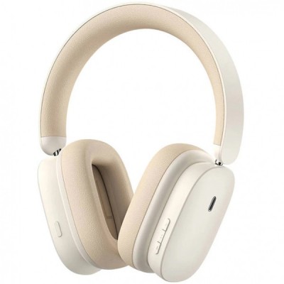 Handsfree Bluetooth Baseus Bowie H1, A2DP, ANC, Crem foto