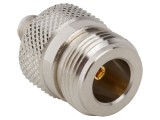 Adaptor RF N mamă - SMA mamă, 50&Omega;, 11GHz