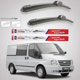 Cumpara ieftin Ștergătoare Ford Transit Mk7 Double Cab (2006&ndash;2009) TeamCar&reg; &ndash; Flat | Set față