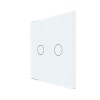 Panou Intrerupator Dublu cu Touch Din Sticla LUXION SmartElectro IntelligentHouse