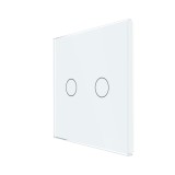 Cumpara ieftin Panou Intrerupator Dublu cu Touch Din Sticla LUXION SmartElectro IntelligentHouse