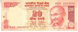 M1 - Bancnota foarte veche - India - 20 rupii - 1997