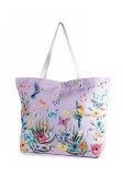 Cumpara ieftin Sacosa cumparaturi textil multicolor Fluturasi 58x15x72H