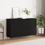 VidaXL Servantă, negru, 104x35x70 cm, lemn prelucrat