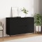 vidaXL Servantă, negru, 104x35x70 cm, lemn prelucrat