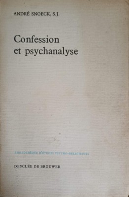 CONFESSION ET PSYCHANALYSE-ANDRE SNOECK-239060 foto