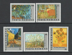 Romania 1991 nestampilat - LP 1249 - 100 de ani de la moartea lui Van Gogh foto