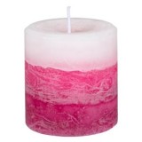 Lumanare Parfumată Roz Fucsia cu Aroma de Magnolie, CMCLASS