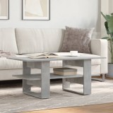 VidaXL Măsuță de cafea, gri beton, 102x55x42 cm, lemn prelucrat 823265