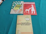 LOT 3 BROȘURI ZOOTEHNIE * ANII 1960 * 9