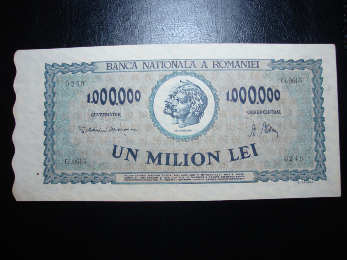 ROMANIA 1.000.000 LEI 1947 XF