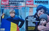 2 reviste Paris Match Revolutia Romana 1990 Istorie Romana