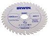 Disc ferăstrău circular 190mm 40 dinți lemn, Irwin