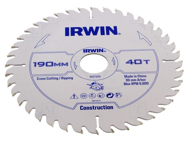 Disc ferăstrău circular 190mm 40 dinți lemn
