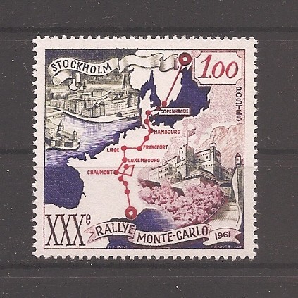 Monaco 1961 - 2 serii, 4 poze, MNH