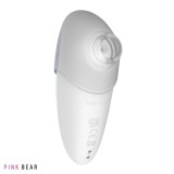 Stimulator Snugglee, 9 Moduri Suctiune, 9 Moduri Vibratii, Silicon, USB Magnetic, Alb, 12.2 cm