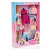 Păpușă Manechin Betty Vorbitoare cu Rochii &amp; Accesorii, Multicolor, 3+ Ani