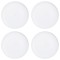 Set farfurii 4 piese, folosite pentru pizza, Opal, albe, diametru 32 cm