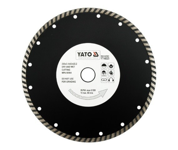 Disc diamantat Turbo 230 mm YATO