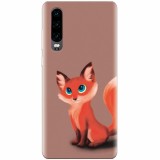 Husa silicon pentru Huawei P30, Fox Cartoon Animal And