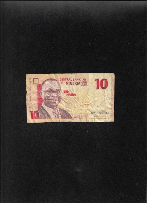 Nigeria 10 naira 2007 seria1156245