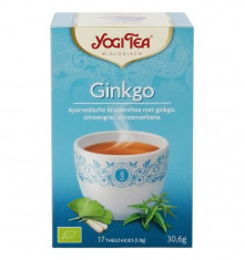 Ceai bio Ginkgo, 17 pliculete 30.6g Yogi Tea foto