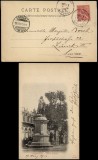 France 1901 Old postcard Postal stationery Bordreaux to Zurich Switzerland D.901