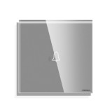 Cumpara ieftin Panou Buton Sonerie cu Touch Mini din Sticla LUXION SmartElectro IntelligentHouse