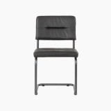 Scaun Retro Confortabil Piele Bivol/Catifea/Stofa RALU, Cadru Metalic, 50x51x87 cm, Maxim 130 kg