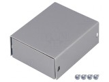 Carcasă universală aluminiu gri 57x72x28mm
